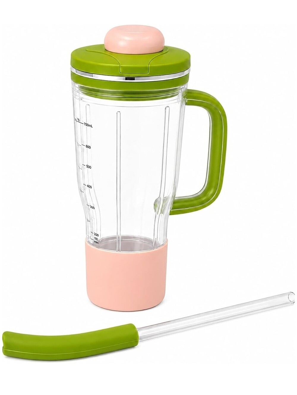 26oz Watermelon Bubble Gum Tumbler Cup Lid for Ninja BlendBOSS DB300 DB351